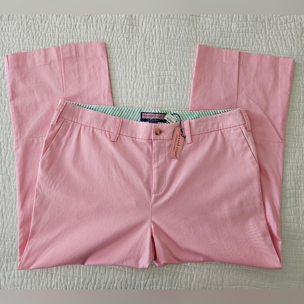 Vineyard Vines Pink Cropped Pants